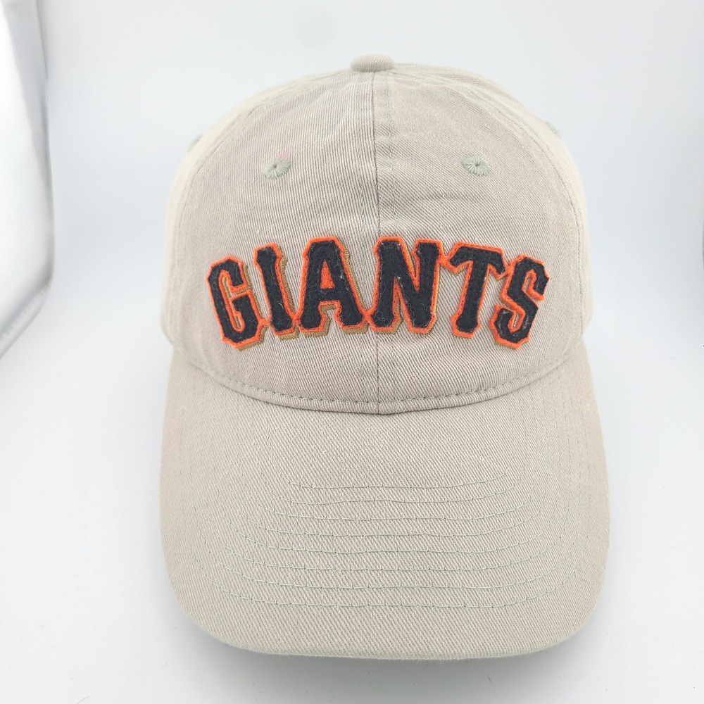 San Francisco Giants Dreyers Ice Cream Baseball Cap Mens Tan Embroidered Hat